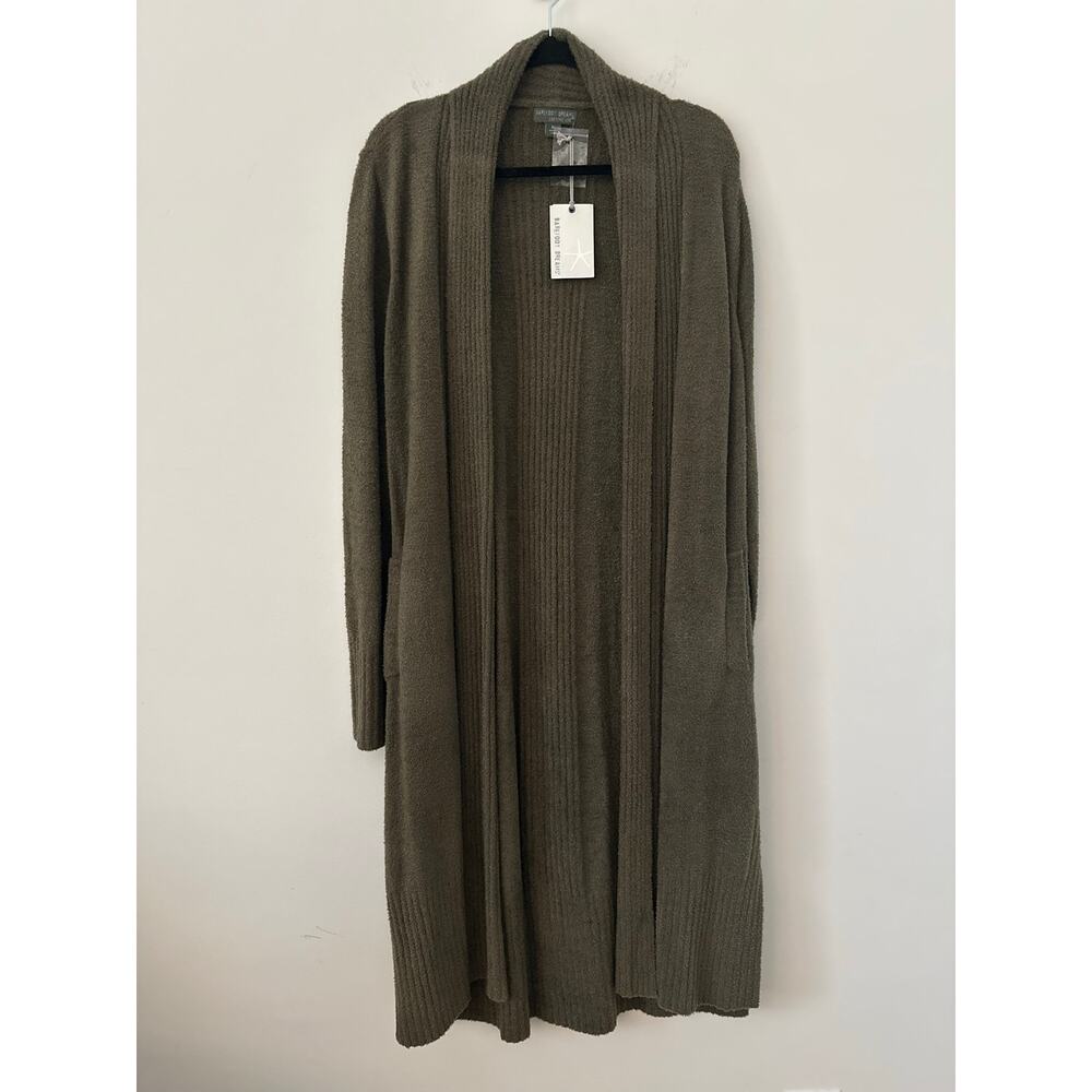 Barefoot Dreams CozyChic Ultra Lite Catalina Cardigan Women's XL Olive Green NWT